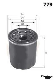 Фільтр оливи (аналогWL7520/OC1198) Hyundai i20, i20 II; Kia Picanto II, Rio III MECAFILTER ELH4440