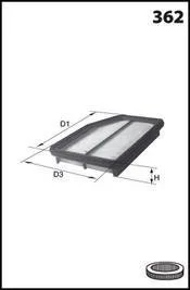 Фильтр воздушный двигателя MECAFILTER ELP9402