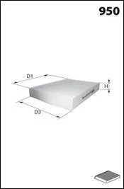 Фільтр салону OEM Renault (аналогWP6928/LA87) 100% аналог 7700424098!!!
RENAULT CLIO, KANGOO (+ A/C), MEGANE (- A/C) 98- MECAFILTER ELR7047
