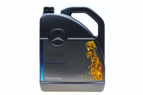 Масло моторное 229.5 1л (x5) SAE 5W-40 229.5 MERCEDES-BENZ 000989210713faee (фото 1)