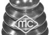 Пильовик ШРУСу зовнішн Nissan Micra/Citroen C3 1.4, 1.6 (03-) (00171) Metalcaucho