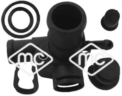 Фланець системи охолодження VW Golf/Passat/Sharan AUDI 80/A6/A4 1.9TDI 91-10 (трійник) Metalcaucho 03542 (фото 1)
