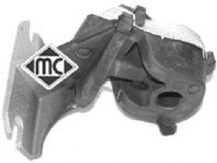 Кронштейн глушителя Peugeot 307 1.6, 2.0HDI (03-) Metalcaucho 04423 (фото 1)
