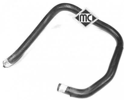 Патрубок радіатора Citroen Xantia 2.1D (95-) Metalcaucho 08654