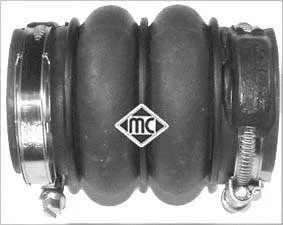 Патрубок интеркуллера CITROEN BERLINGO, C4; PEUGEOT 206, 307, 308, 5008, PARTNER Metalcaucho 09231