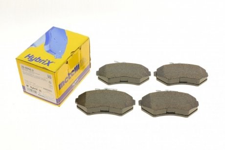 Комплект тормозных колодок, дисковый тормоз Metelli 22-0050-2 (фото 1)