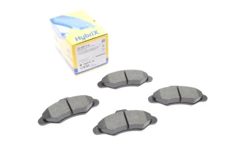 Комплект тормозных колодок, дисковый тормоз Metelli 22-0071-0 (фото 1)