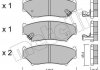 Комплект гальмівних колодок (дискових) Metelli 22-0136-0 (фото 1)