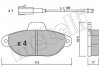 Комплект гальмівних колодок (дискових) Metelli 22-0159-2 (фото 1)