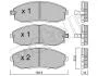 Комплект тормозных колодок, дисковый тормоз Metelli 22-0297-0 (фото 2)