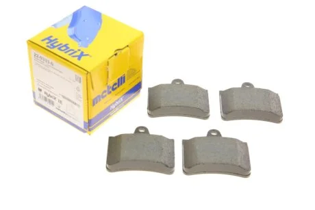 Комплект тормозных колодок, дисковый тормоз Metelli 22-0333-0 (фото 1)