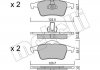 Комплект тормозных колодок, дисковый тормоз Metelli 22-0348-0 (фото 10)