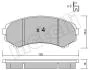 Комплект тормозных колодок, дисковый тормоз Metelli 22-0399-0 (фото 2)