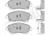 Комплект тормозных колодок, дисковый тормоз Metelli 22-0450-0 (фото 1)