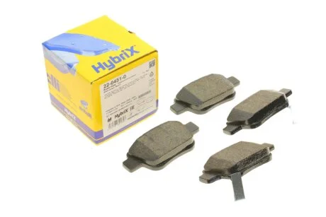 Комплект тормозных колодок, дисковый тормоз Metelli 22-0451-0 (фото 1)