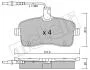 Комплект тормозных колодок, дисковый тормоз Metelli 22-0600-0 (фото 2)