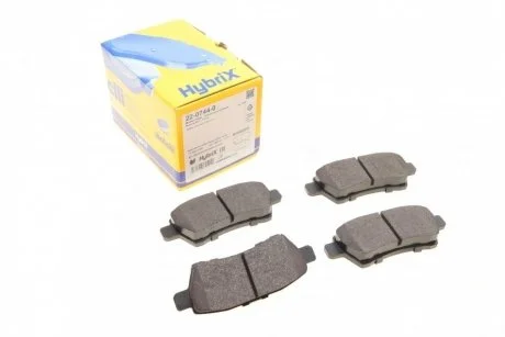 Комплект тормозных колодок, дисковый тормоз Metelli 22-0744-0