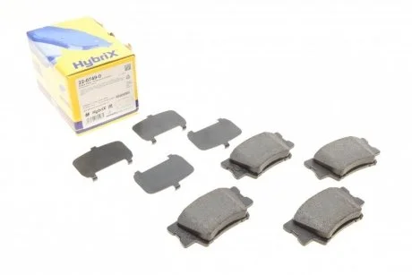 Комплект тормозных колодок, дисковый тормоз Metelli 22-0749-0