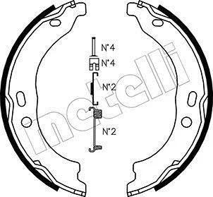 Комплект гальмівних колодок (барабанних) Metelli 53-0095K