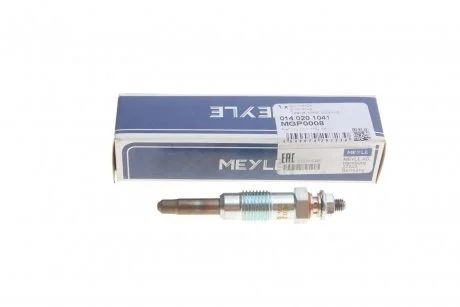 Свічка розжарення, OM601-602 DB208-508 MEYLE 014 020 1041
