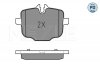 Комплект тормозных колодок, дисковый тормоз MEYLE 025 247 0318/PD (фото 2)