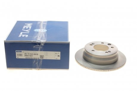Тормозной диск задний PLATINUM MEYLE 28-15 523 0010 (фото 1)