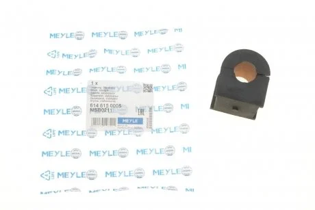 Втулка стабилизатора OPEL VIVARO, NISSAN PRIMASTAR, RENAULT TRAFIC II 01- перед. мост MEYLE 614 615 0005