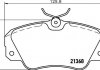 Комплект колодок тормозных дисковых тормозов (4шт) MDB1540