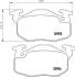 Тормозные колодки передние PEUGEOT 106 1.4-1.6 96- MINTEX MDB1807 (фото 1)