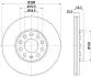 Диск тормозной MDC768C