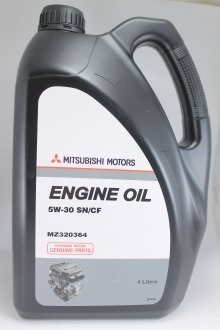 Масло моторное Engine Oil SN/CF 5W-30 4л MITSUBISHI MZ320364 (фото 1)
