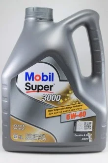 Масло моторное Super 3000 5W40 4л MOBIL 152566
