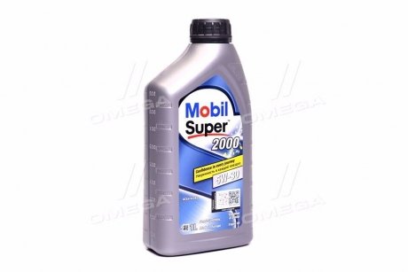 Олія моторна. SUPER 2000 X1 5W-30 (Каністра 1л) MOBIL 155184