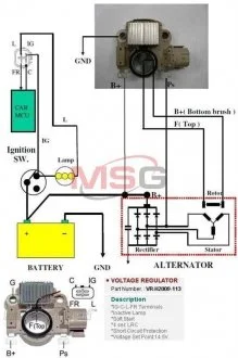 Регулятор генератора MOBILETRON VR-H2009-113