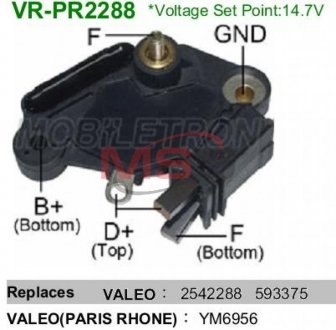 Реле регулятор генератора MOBILETRON VR-PR2288 (фото 1)