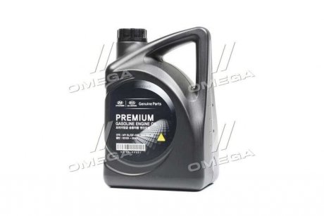 Олія моторна Premium Gasoline SL 5W-20 4л MOBIS 05100-00421 (фото 1)