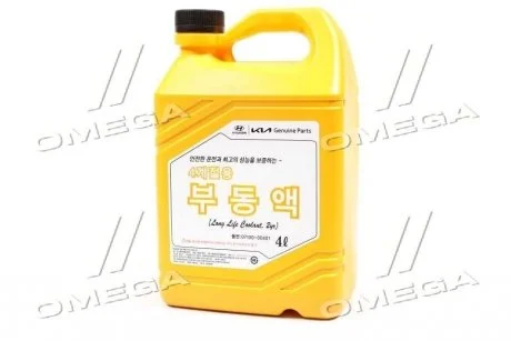 Антифриз концентрат 4 л Hyundai Long Life Coolant (червоний)) MOBIS 07100-00401 (фото 1)
