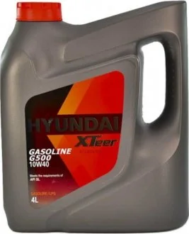 Олія моторна Hyundai / Kia Gasoline G500 10W-40 (4 л) XTeer 1041044