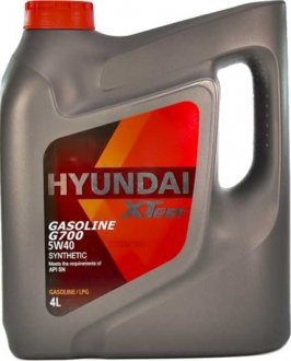 Олія моторна Hyundai/Kia Gasoline G700 5W-40 (4 л) XTeer 1041136