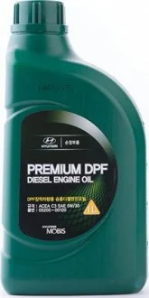 Олія моторна Hyundai/Kia Premium DPF 5W-30 (1 л) MOBIS 520000120