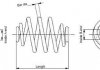 BMW Пружина зад. подвески (с не пост. диаметром) E46 MONROE SP2276 (фото 1)