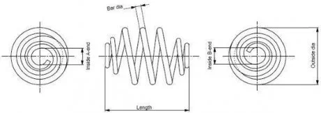 Фото 1 - пружина ходовой части MONROE SP2929 Пружина ходовой части MONROE SP2929 (фото 1)