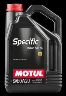 Мастило Specific SAE 0W20 5L (ACEA А1/В1 VW 508 00 - 509 00) MOTUL SPECIFIC SAE 0W20 5L/107384 (фото 1)