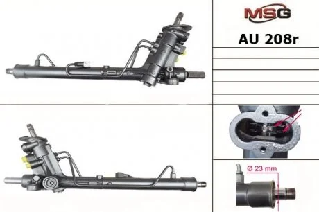 Рулевая рейка с ГУР восстановленная AUDI A2 (8Z0) 00-05;SEAT CORDOBA (6L2) 02-09 MSG AU208R