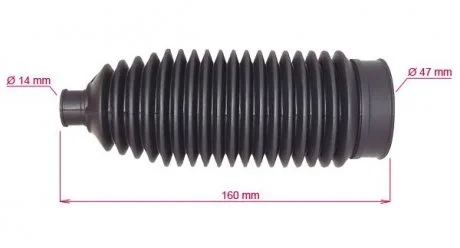 Пыльник рулевой рейки AUDI A3 97-03,SEAT LEON 99-05, SEAT TOLEDO 99-09, SKODA OCTAVIA 97-09, VW Bora MSG AU209DUSTER