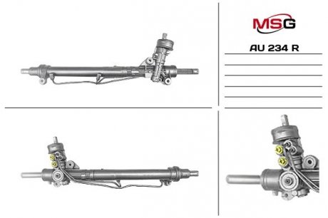 Рульова рейка з ГУР відновлена AUDI A4 (8E2, B6) 00-04, A4 Avant (8E5, B6) 01-04, A4 кабріо (8H7, MSG AU234R