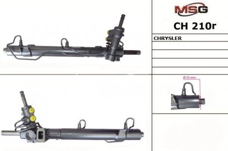 Рульова рейка з ГУР відновлена CHRYSLER Voyager 2001-2004, DODGE Caravan 2001-2004 MSG CH210R