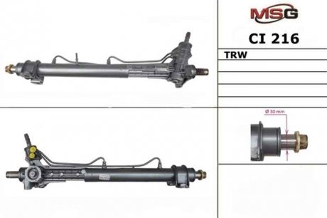 Рульова рейка з ГУР нова CITROEN Jumper 2002-2006,FIAT Ducato 2002-2006,PEUGEOT Boxer 2002-2006 MSG CI216