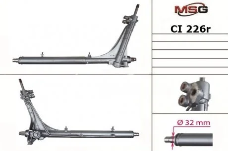 Рульова рейка з ГУР відновлена CITROEN Jumper 2006-,FIAT Ducato 2006-,PEUGEOT Boxer 2006- MSG CI226R