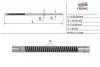 Шток рульової рейки з ГУР  CHEVROLET AVEO (T250, T255) 05-,KALOS 05- CR201C